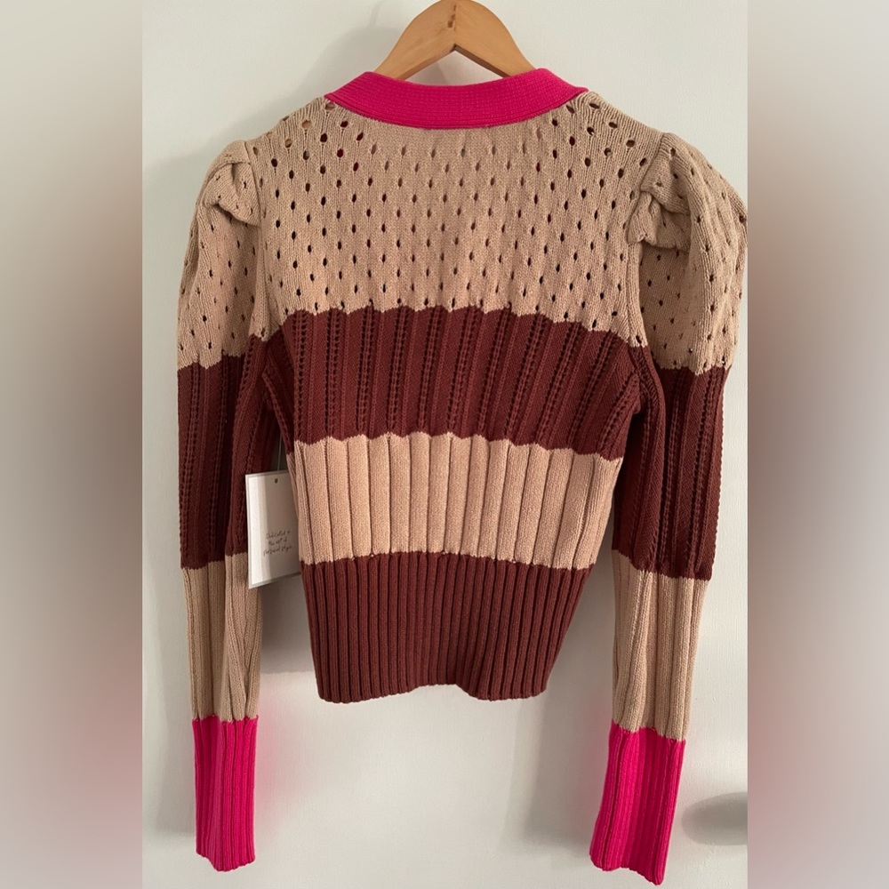 NWT Calligraphie Cardigan - Picture 2 of 3